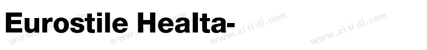 Eurostile HeaIta字体转换